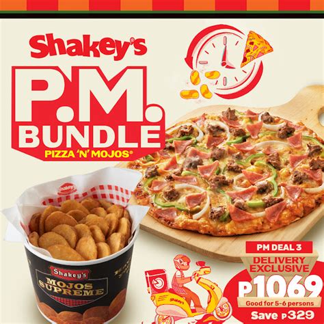 Manila Shopper: Shakey's Pizza N Mojos P.M. Bundle Promo.